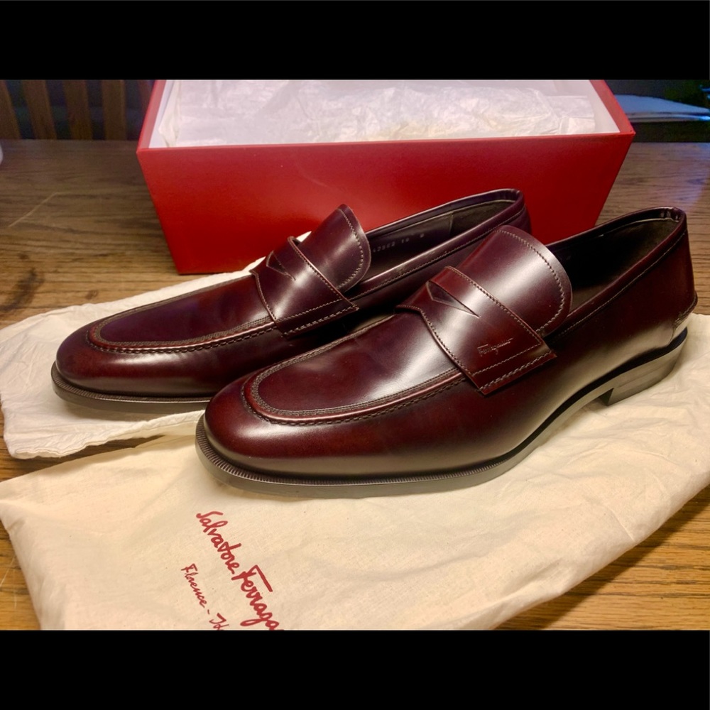 Salvatore Ferragamo Loafers size 10 D brown